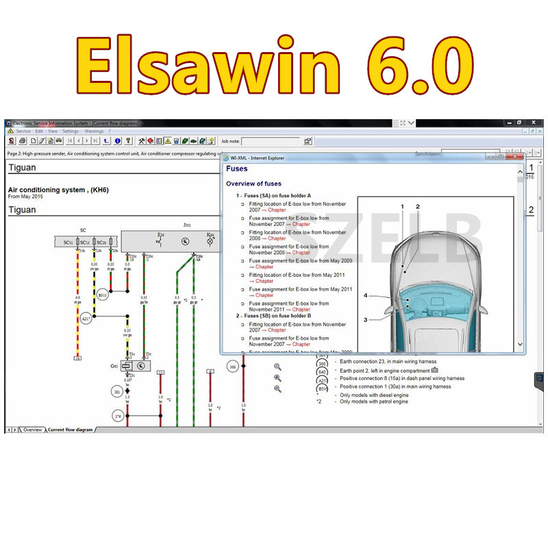 Nieuwste ETKA 8.6+ Elsawin 6.0 - Electronics Repair Tools recensie en prijs